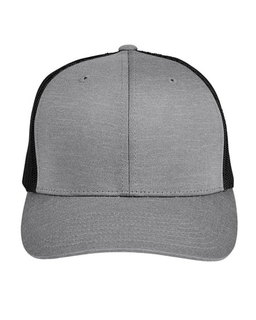 Team 365 TT802 by Yupoong Adult Zone Sonic Heather Trucker Cap